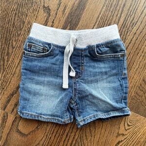 Tucker + Tate Blue Denim Shorts with Gray Waistband